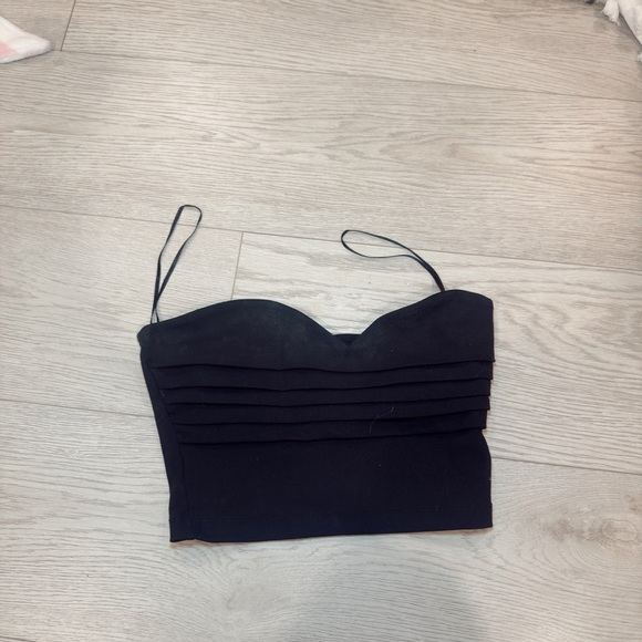 Zara Tops - Zara Strapless Crop Top S